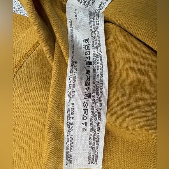 Disney Men's Mustard Graphic Tee Mickey & Donald | Large - Picture 8 of 8